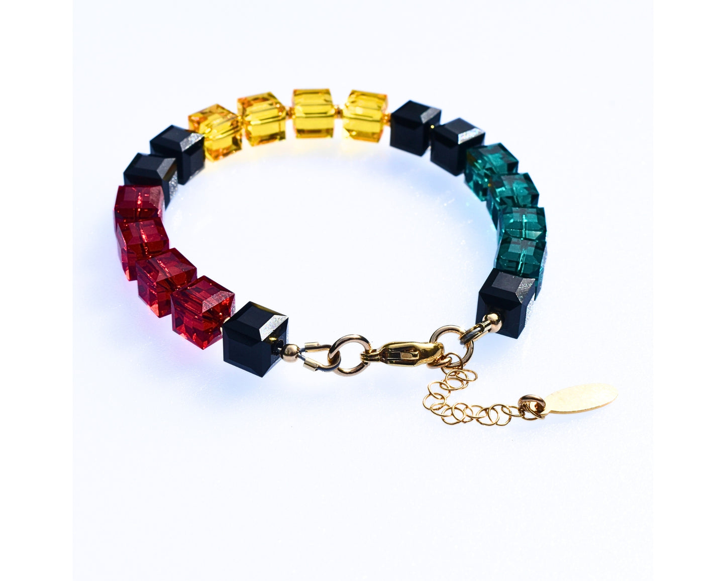 Stushlery Reggae Cube Bracelet