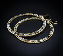 Stushlery Crystal Hoops (Large)
