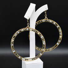Stushlery Crystal Hoops (Large)