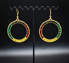 Stushlery Crystal Hoops