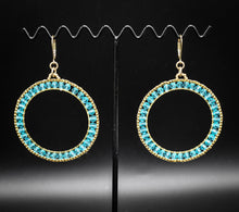 Stushlery Crystal Hoops