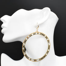 Stushlery Crystal Hoops (Large)
