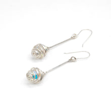 Spiral Cage Pendulum Earrings