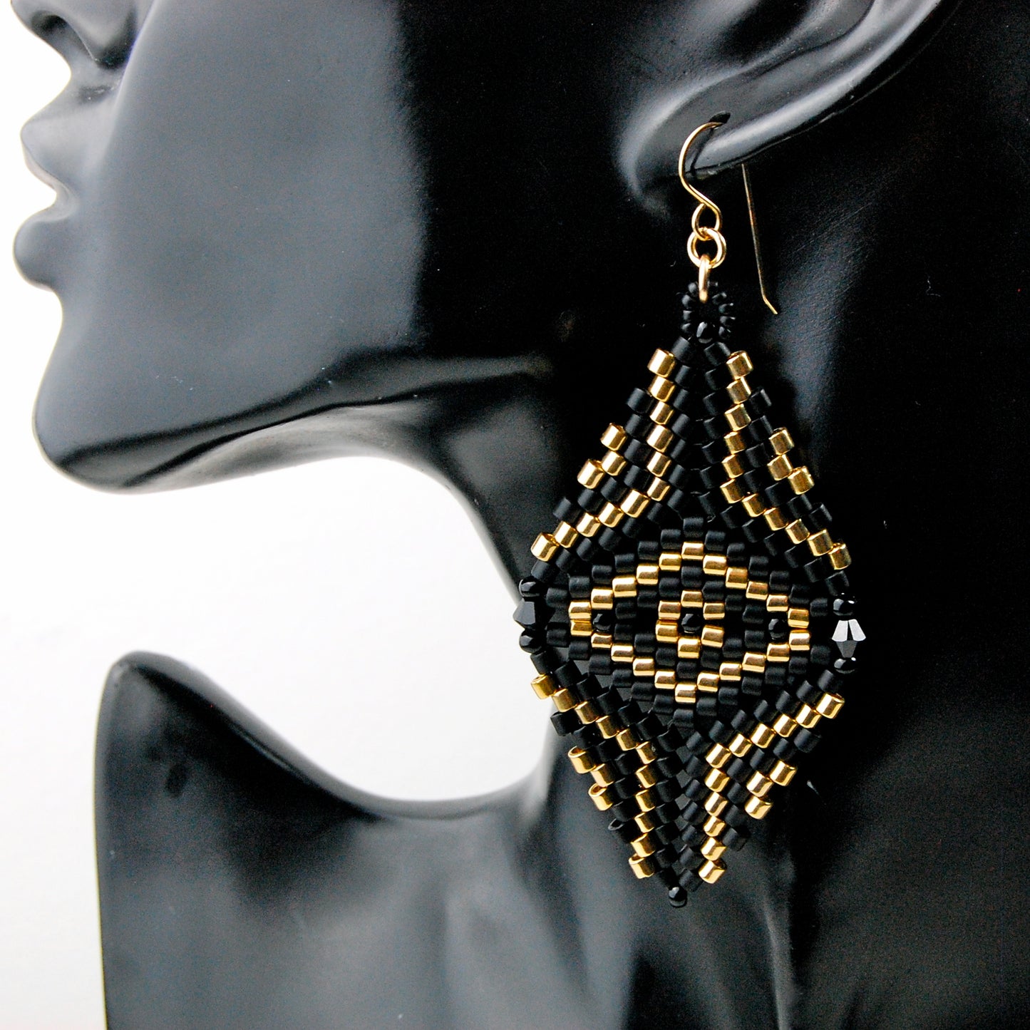 Stushlery Double Delica Earrings