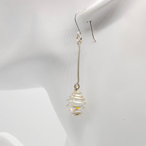 Spiral Cage Pendulum Earrings