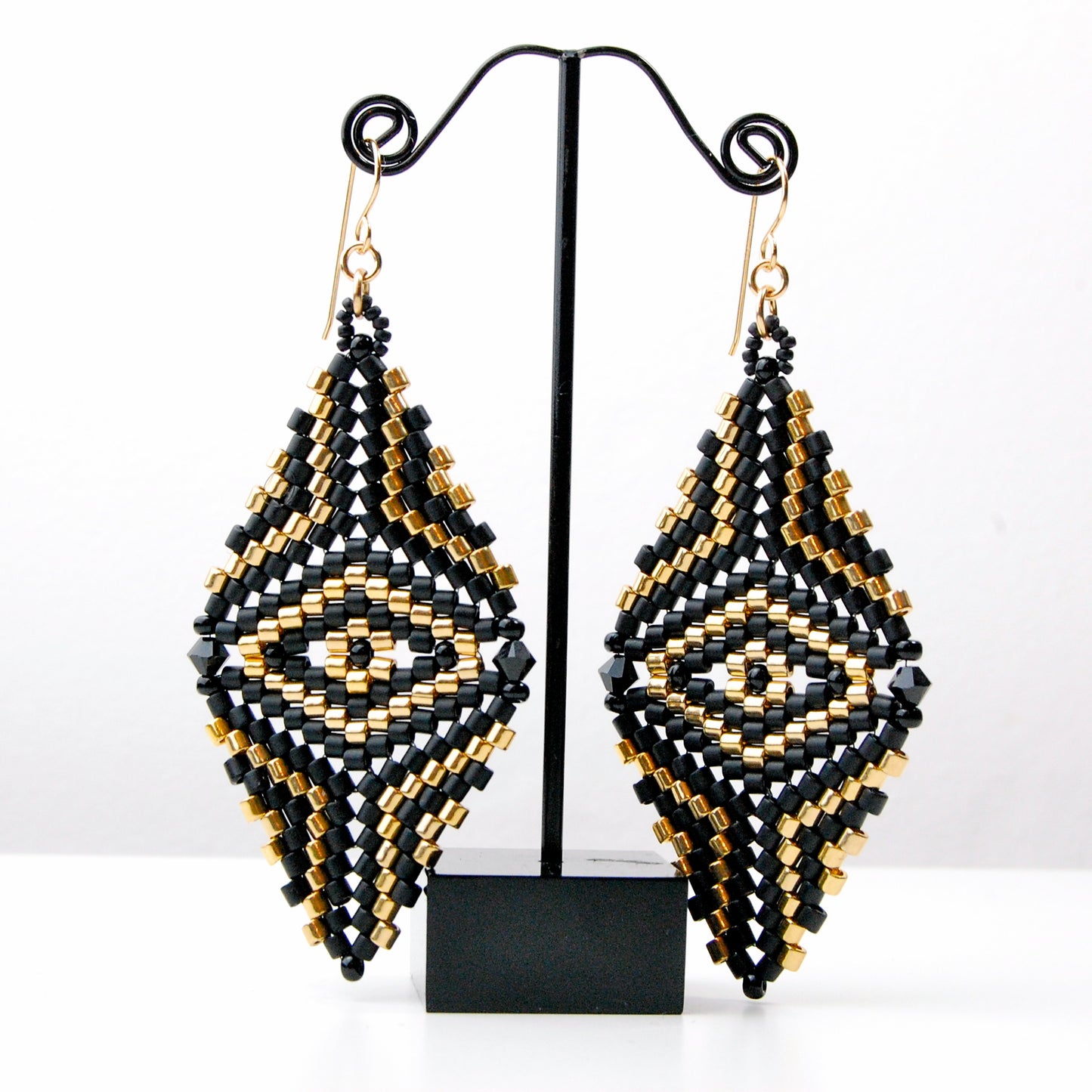Stushlery Double Delica Earrings