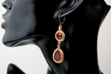 Stushlery Golden Magma Earrings