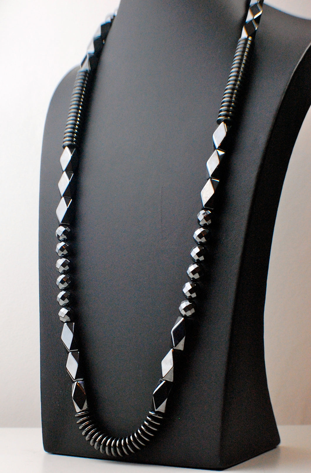 Stushlery Hematite Shapes Necklace