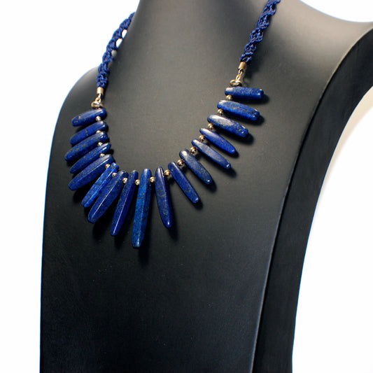 Lapis Gold Necklace