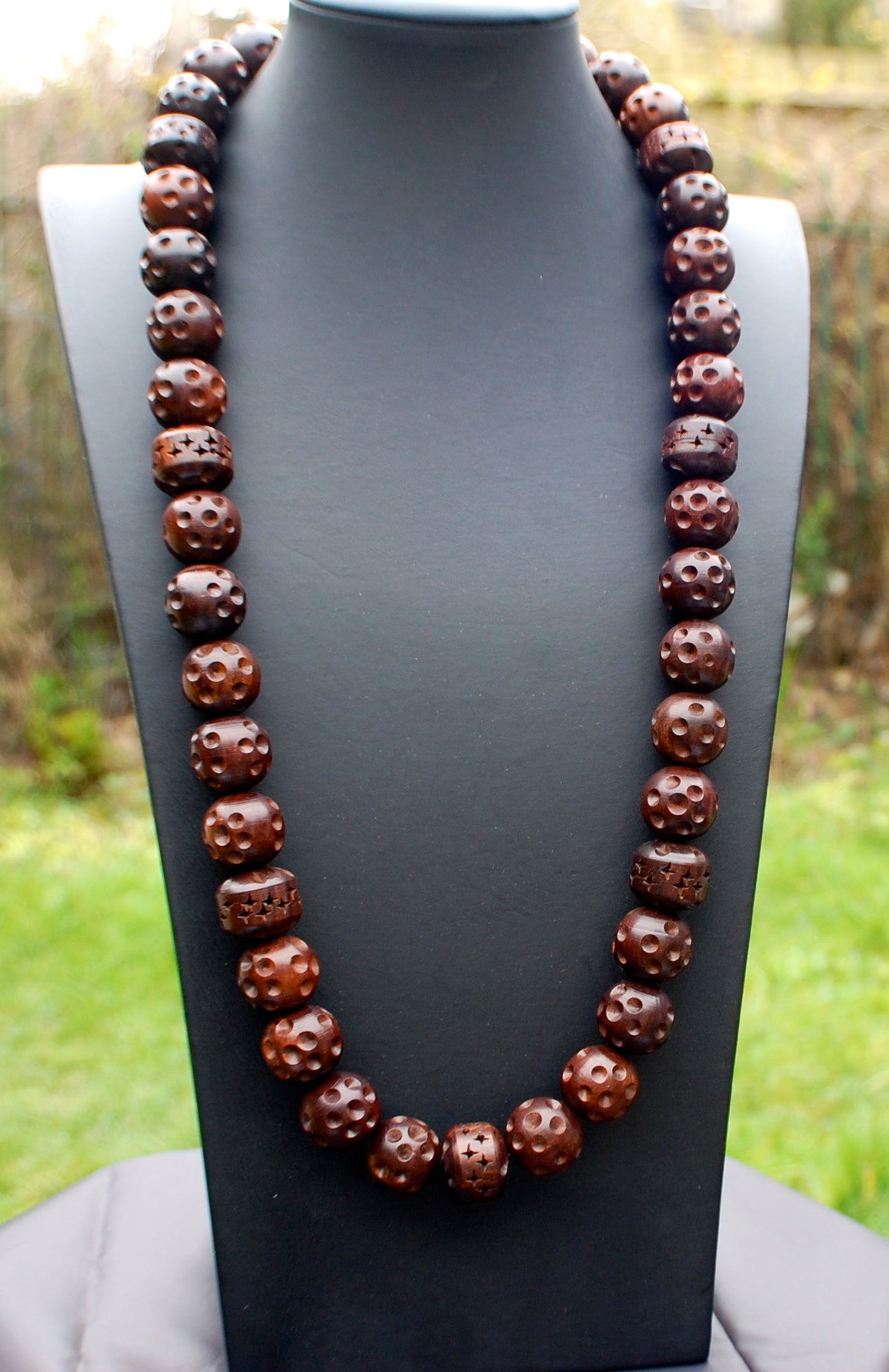 Stushlery Stylish Wooden Necklace