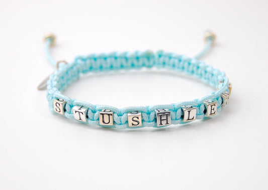 Stushlery Alphabet Blocks Bracelet