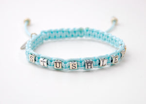 Stushlery Alphabet Blocks Bracelet