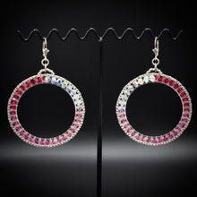 Stushlery Crystal Hoops
