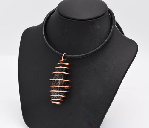 Stushlery Wrapped Shungite Necklace